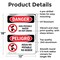 Signmission Non-Potable Water Do Not Drink Bilingual, 12 in W x Rectangle, Aluminum OS-2PACK-DS-A-1218-VS-1501 - alternate 8